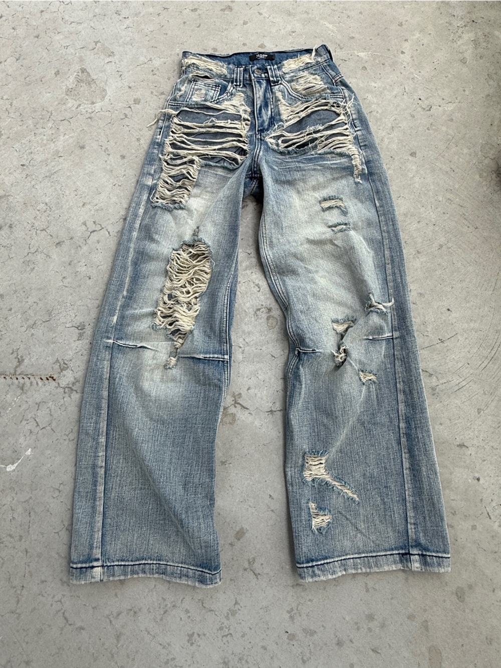 Jaded London 90’s y2k baggy ripped jeans